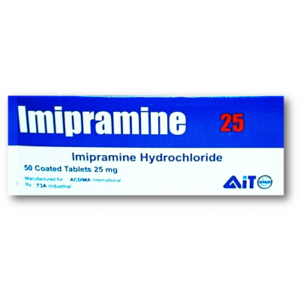 IMIPRAMINE 25 MG ( IMIPRAMINE ) 50 TABLETS