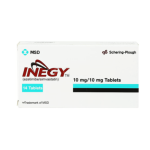 INEGY 10 / 10 MG ( EZETIMIBE / SIMVASTATIN ) 14 TABLETS