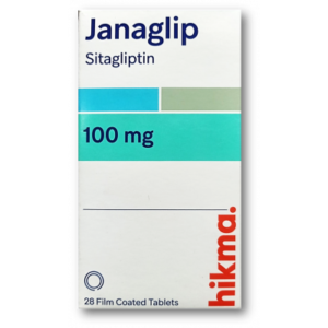 JANAGLIP 100 MG ( SITAGLIPTIN ) 28 FILM-COATED TABLETS