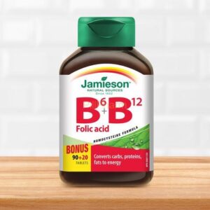 JAMIESON VITAMIN B6, VITAMIN B12 & FOLIC ACID 110?S