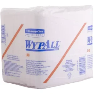 Abdos White Polyester Wypall L 40 Wiper
