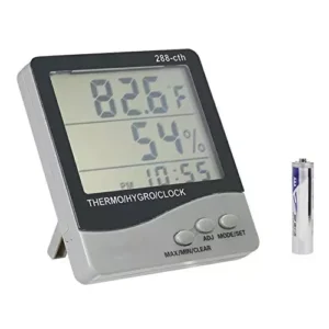 ACETEQ Digital Thermo Hygrometer Grey for Laboratories, CTH 288