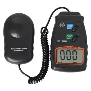 ACETEQ Digital Lux Meter 0 to 50000 Lumens Black, LX-1010B