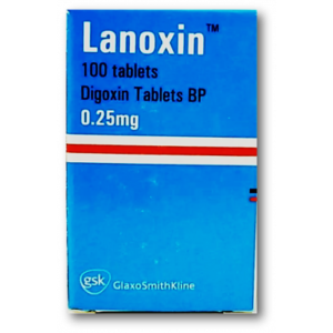 LANOXIN 0.25 MG ( DIGOXINE ) 100 TABLETS