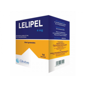 LELIPEL 4 MG ( MONTELUKAST ) 14 ORAL GRANULES SACHETS