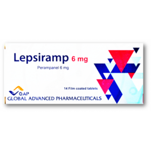LEPSIRAMP 6 MG ( PERAMPANEL ) 14 FILM-COATED TABLETS
