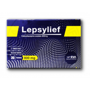 LEPSYLIEF 800 MG ( ESLICARBAZEPINE ACETATE ) 20 SCORED TABLETS