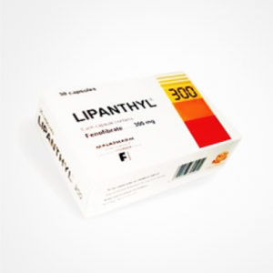 LIPANTHYL 300 MG ( FENOFIBRATE ) 30 CAPSULES