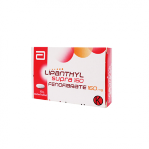 LIPANTHYL SUPRA 160 MG ( FENOFIBRATE ) 30 FILM-COATED TABLETS