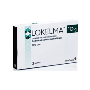 LOKELMA 10 GM ( SODIUM ZIRCONIUM CYCLOSILICATE ) POWDER FOR ORAL SUSPENSION 3 SACHETS