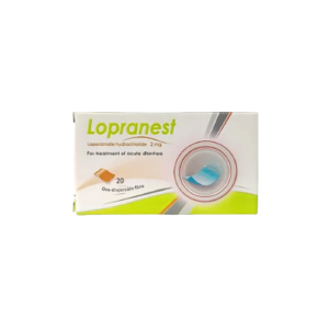 LOPRANEST 2 MG ( LOPERAMIDE ) 20 ORODISPERSIBLE FILMS