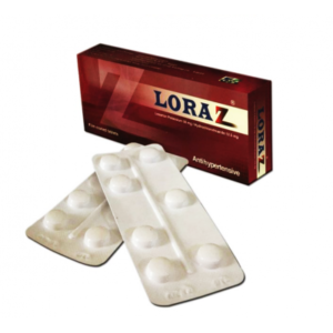LORAZ 50 / 12.5 MG ( LOSARTAN + HYDROCHLOROTHIAZIDE ) 14 TABLETS