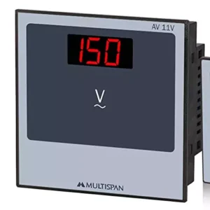 Multispan AV-11V AC Type Single Phase Digital Panel Meter