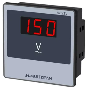 Multispan AV-21V AC Type Single Phase Digital Panel Meter