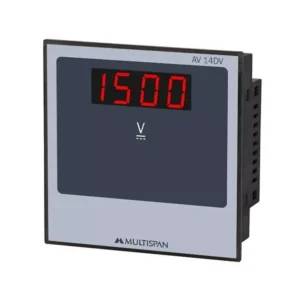 Multispan AV-14DV DC Type Single Phase Panel Meter