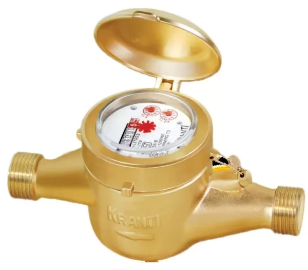 Kranti KBMG MultiJet Cold Water Flow Meter Screwed End Class B