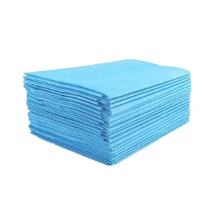 KUDIZE 63x80 inch Non Woven Blue Disposable Bed Sheet (Pack of 10 ), LamSheet63*80Blue