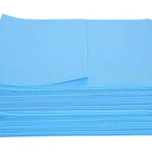 KUDIZE 78 x 200 cm Blue Non Woven Disposable Bed Sheet HD01BL-25 (Pack of 25 Pcs)