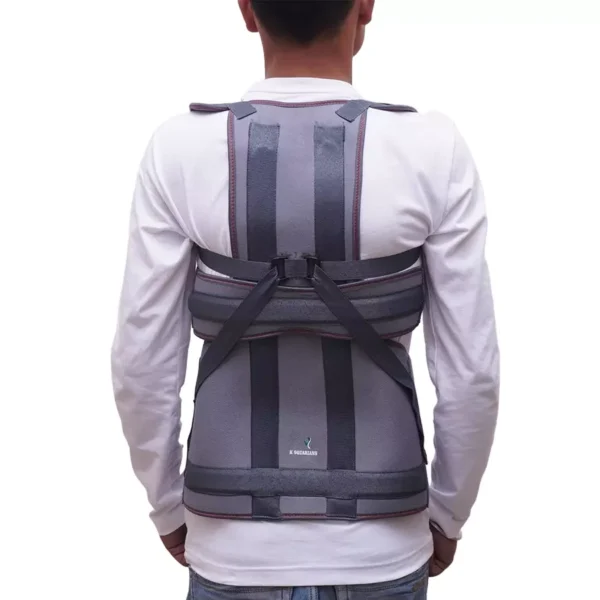 ?K SQUARIANS Universal Size Dorso Lumbar Spinal Support Belt for Men & Women, CJ-G4RH-OMET