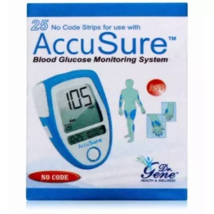 AccuSure Diabetes Test Strips 25 Pieces