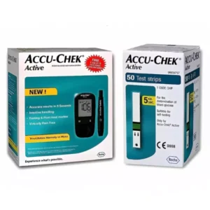 Accu-Chek Active Glucometer Machine with 50 Pieces Test Strips