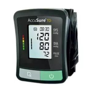 AccuSure Digital Blood Pressure Monitor LCD Automatic Black, ACCUSURE-005