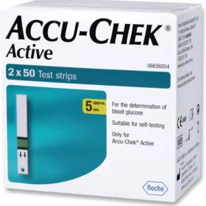 Accu-Chek Active Glucometer Test Strips 100 Pieces