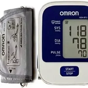 Omron HEM 8712 White Blue Blood Pressure Monitors