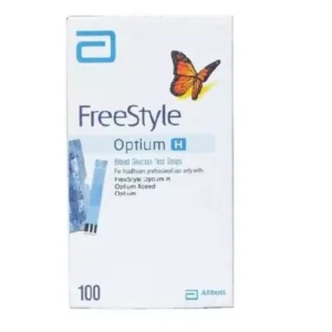 Abbott Freestyle Optium H Glucometer Test Strips 100 Pieces
