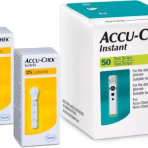 Accu-Chek Instant 50 Pieces Diabetes Test Strips with 25 Lancets