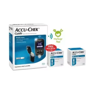 Accu-Chek Glucometer with Test Strips Black Kit, ACCUCHECK-001
