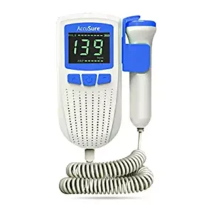 Accusure Fetal Doppler with USB Charging & LCD Display