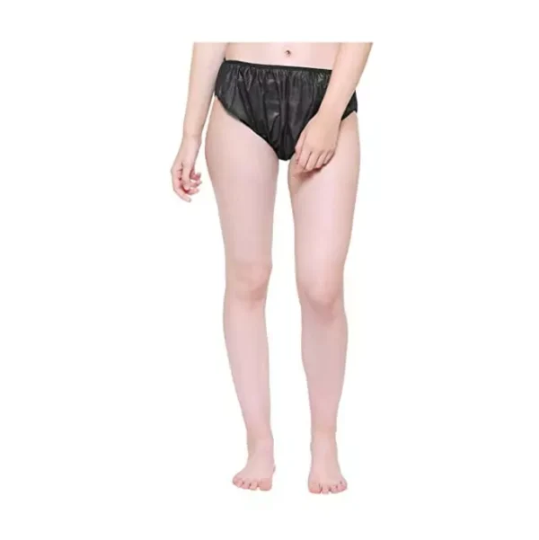 KUDIZE Black Non Woven Disposable Panties (Pack of 30 Pcs)