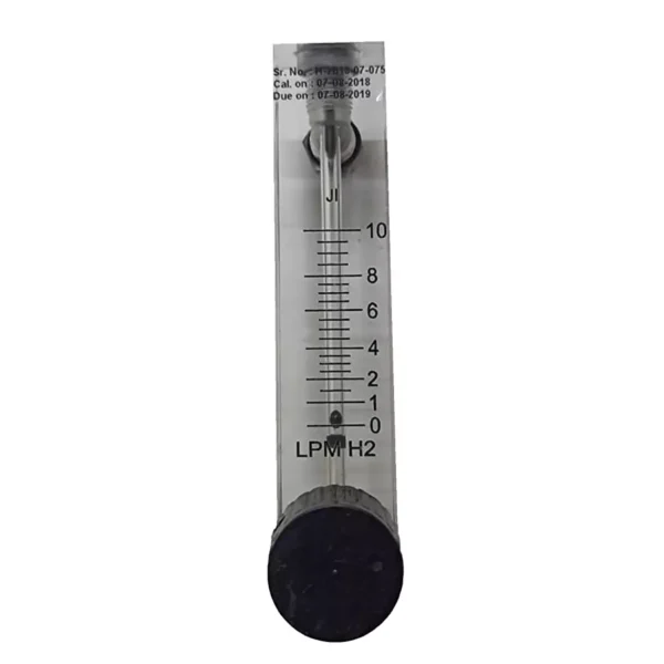 "Ji" Japsin Instrumentation Hydrogen Flow Measurement Acrylic Tube Rotameter JI-ATR-4