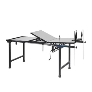 ABCO SURGICOS Mechanical Labour Table Stainless Steel Top with Mattress, AS-0003