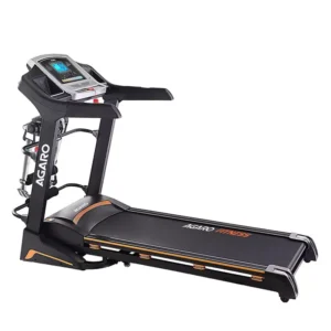 Agaro Alloy Steel Folding Motorized Treadmill with LCD Monitor