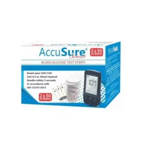 AccuSure Sensor Diabetes Test Strips 100 Pieces