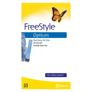 Abbott Freestyle Optium Glucometer Test Strips 50 Pieces