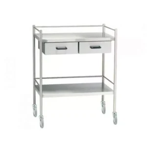 ABCO 036 Stainless Steel 75x45x90 cm Box Type Instrument Trolley