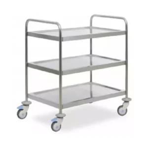 ABCO 058 76x46x81 cm 3 Shelves Instrument Trolley