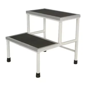 ABCO SURGICOS Mild Steel Frame Double Footstep with Antislip Top Surface, AS-0009