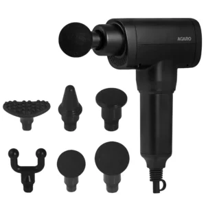 Agaro Impact Gun Massager 4000 RPM For Pain Relief Black, 33659