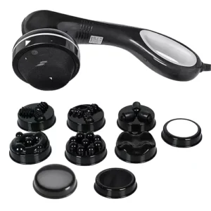 Agaro Relaxo Handheld Body Massager 5 Vibration Modes & 6 Speed Settings Finger-Touch Button, 33324