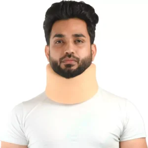 ?K SQUARIANS Neck Support Soft Cervical Collar Beige for Men & Women