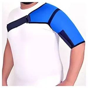 KUDIZE Blue Shoulder Compression Support For Left Shoulder RK61BB-LEFT