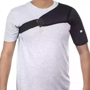 KUDIZE Black Shoulder Compression Support For Left Shoulder RK61-UL