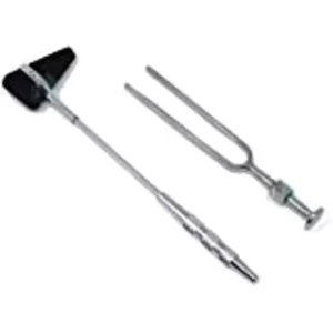 Forgesy SUNX74 Stainless Steel Percussion Taylor Knee Hammer with Tuning Fork