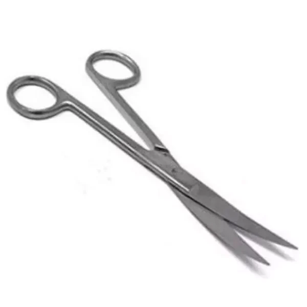 Forgesy GSS44 6 inch Stainless Steel Curved Sharp/Sharp Dressing Scissor