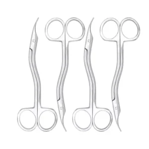 Forgesy SUNX71 Stainless Steel 6 inch Stitch Cutting Forcep (Pack of 4 Piece)
