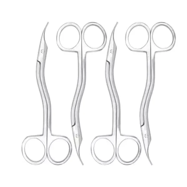 Forgesy SUNX71 Stainless Steel 6 inch Stitch Cutting Forcep (Pack of 4 Piece)
